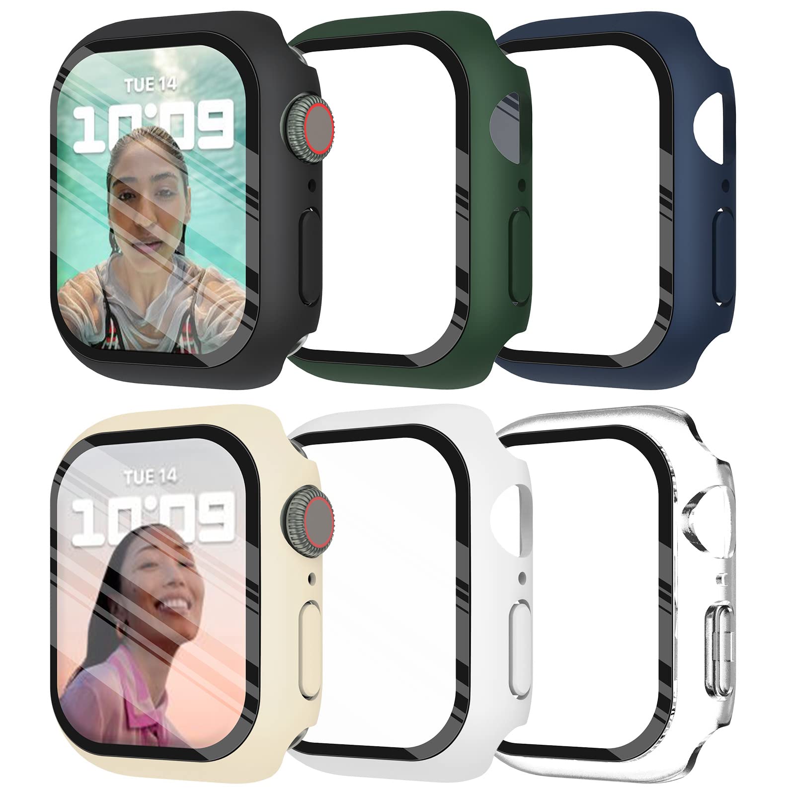 Smart Garden 9 - الزجاج المقسى + غطاء لساعة أبل