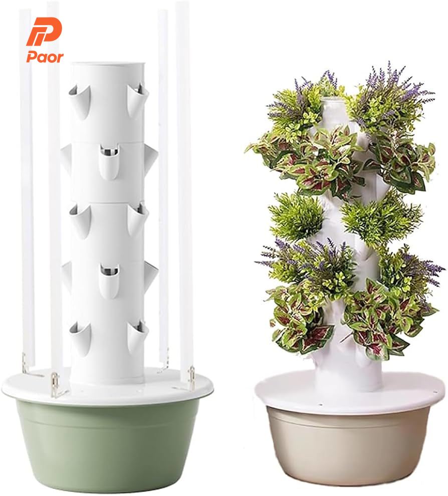 Smart Garden Vertical Planter - مجموعة حديقة ذكية داخلية، برج زراعة