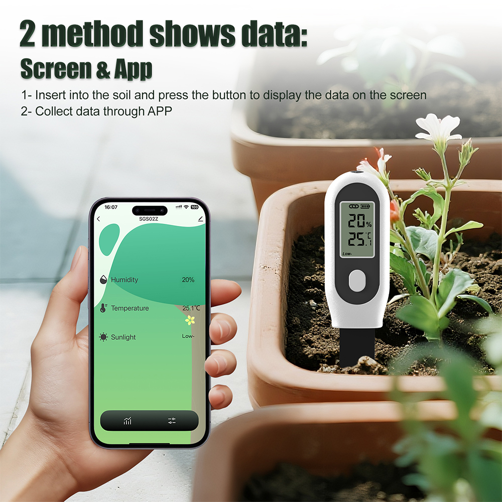 Smart Garden Sensors - جهاز اختبار التربة 3 في 1