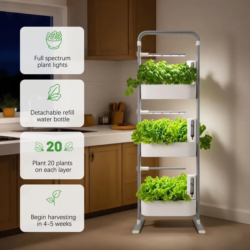 نظام حديقة عمودية ذكي وصديق لل - مراجعة Smart Garden Vertical Planter وسعره