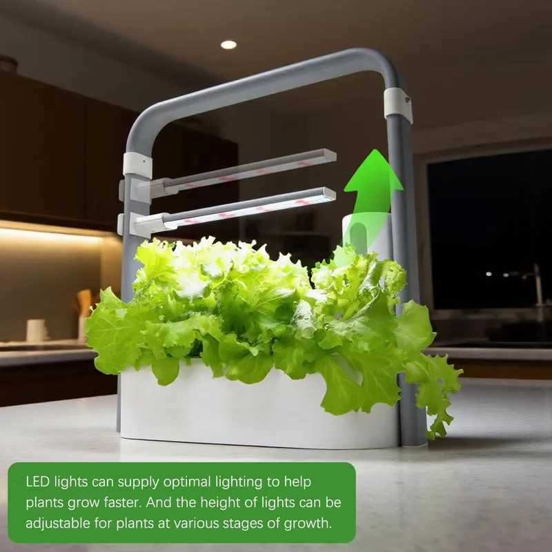 حديقة مطبخ ذكية للمنزل، وعاء ن - مراجعة Smart Garden Vertical Planter وسعره