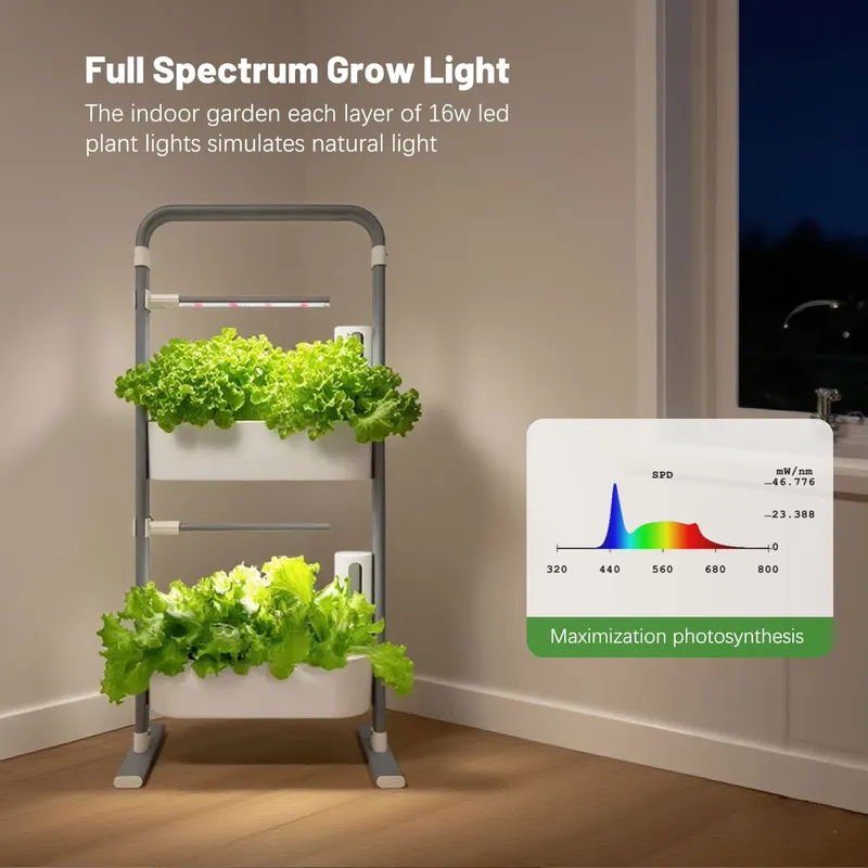 حديقة مطبخ ذكية للمنزل، وعاء ن - مراجعة Smart Garden Vertical Planter وسعره