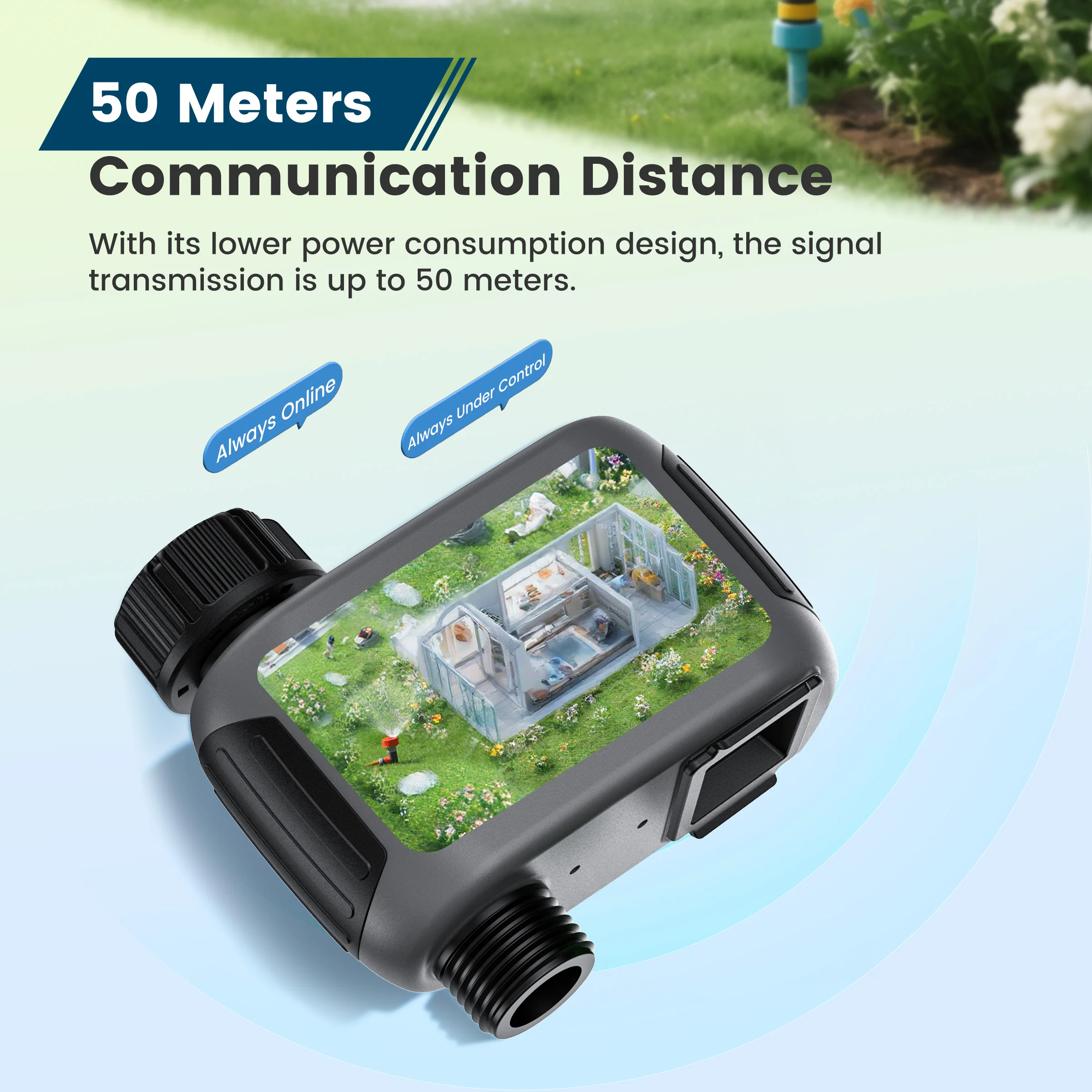 GIRIER Tuya مؤقت مياه ذكي واي  - مراجعة Smart Garden Water وسعره