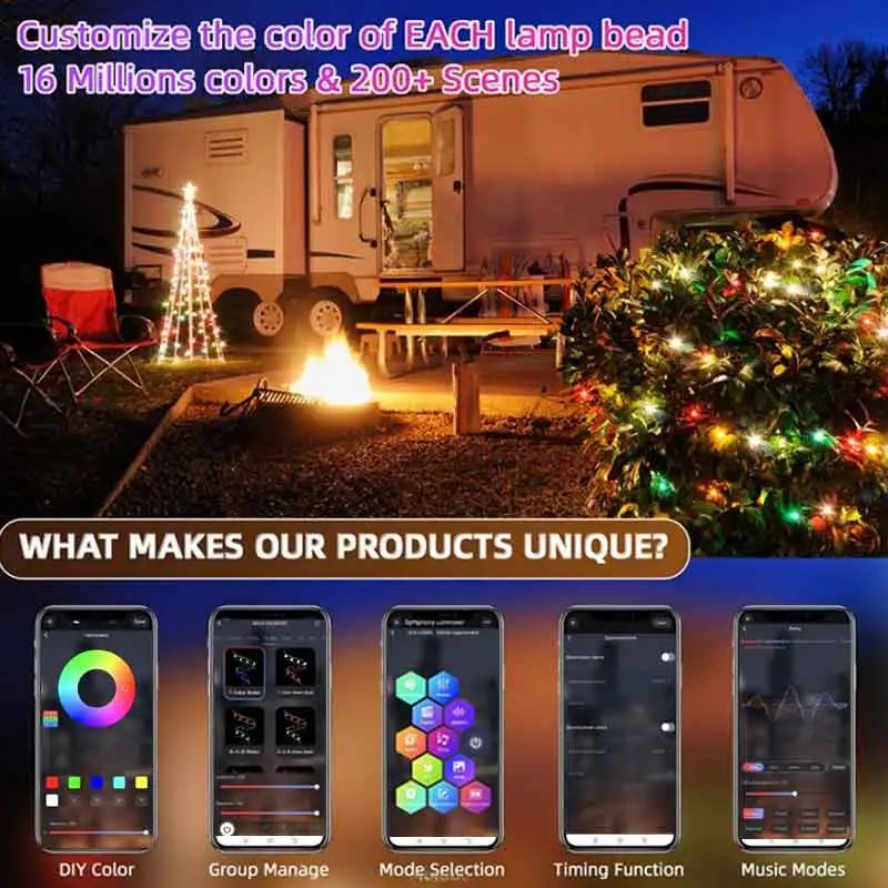 Led الجنية شرائط مصباح أضواء ع - مراجعة Smart Garden Festoon Lights وسعره