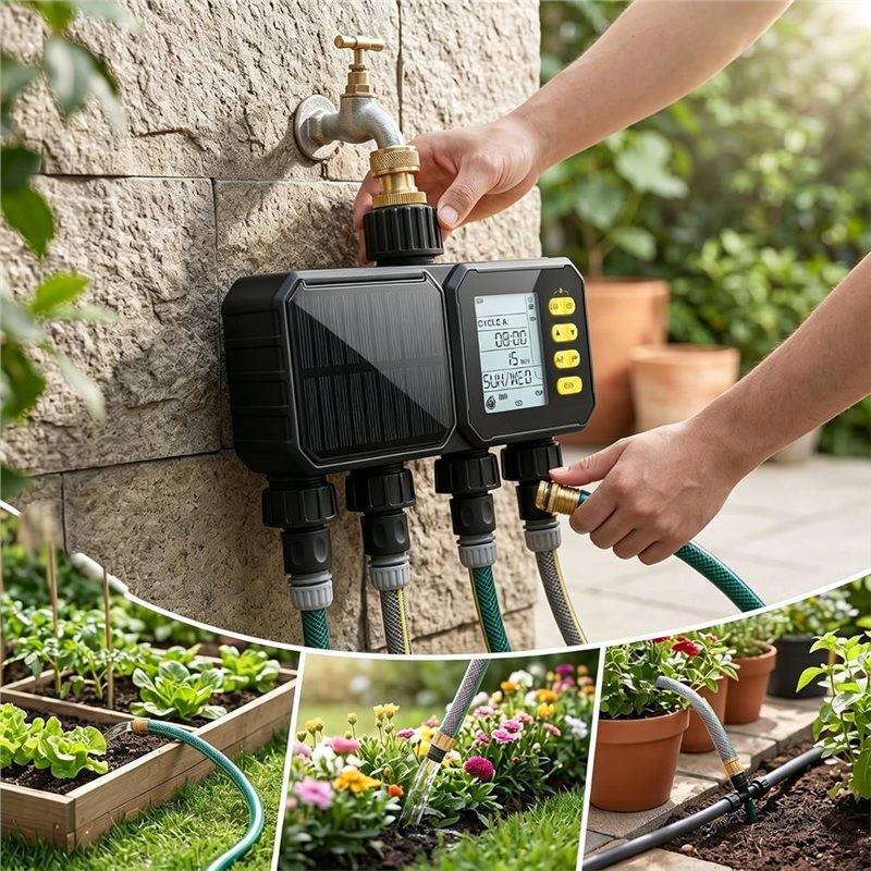 جهاز تحكم ذكي للري بالواي فاي  - مراجعة Smart Garden Uk وسعره