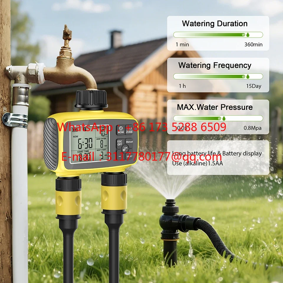 WAP01 مؤقت ري الحدائق بشاشة عر - مراجعة Smart Garden Water وسعره