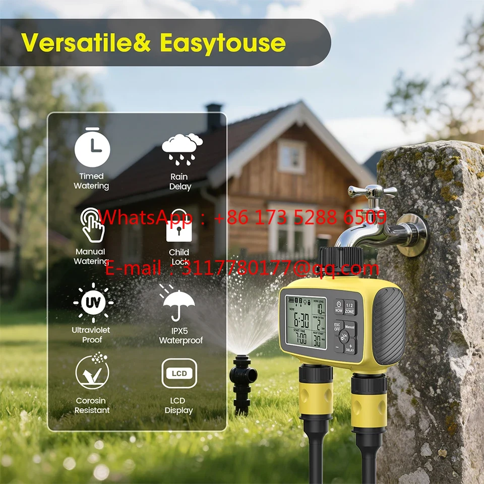 WAP01 مؤقت ري الحدائق بشاشة عر - مراجعة Smart Garden Water وسعره