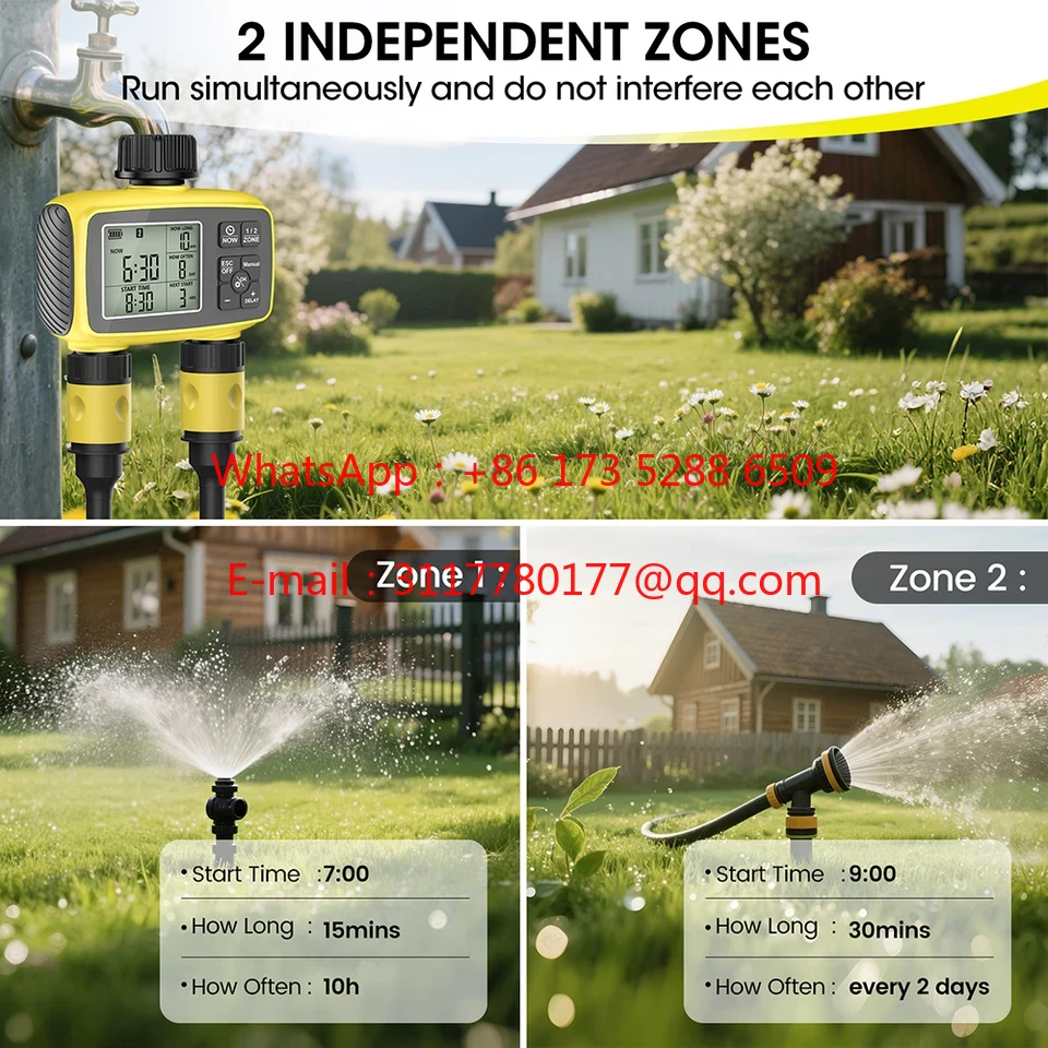 WAP01 مؤقت ري الحدائق بشاشة عر - مراجعة Smart Garden Water وسعره