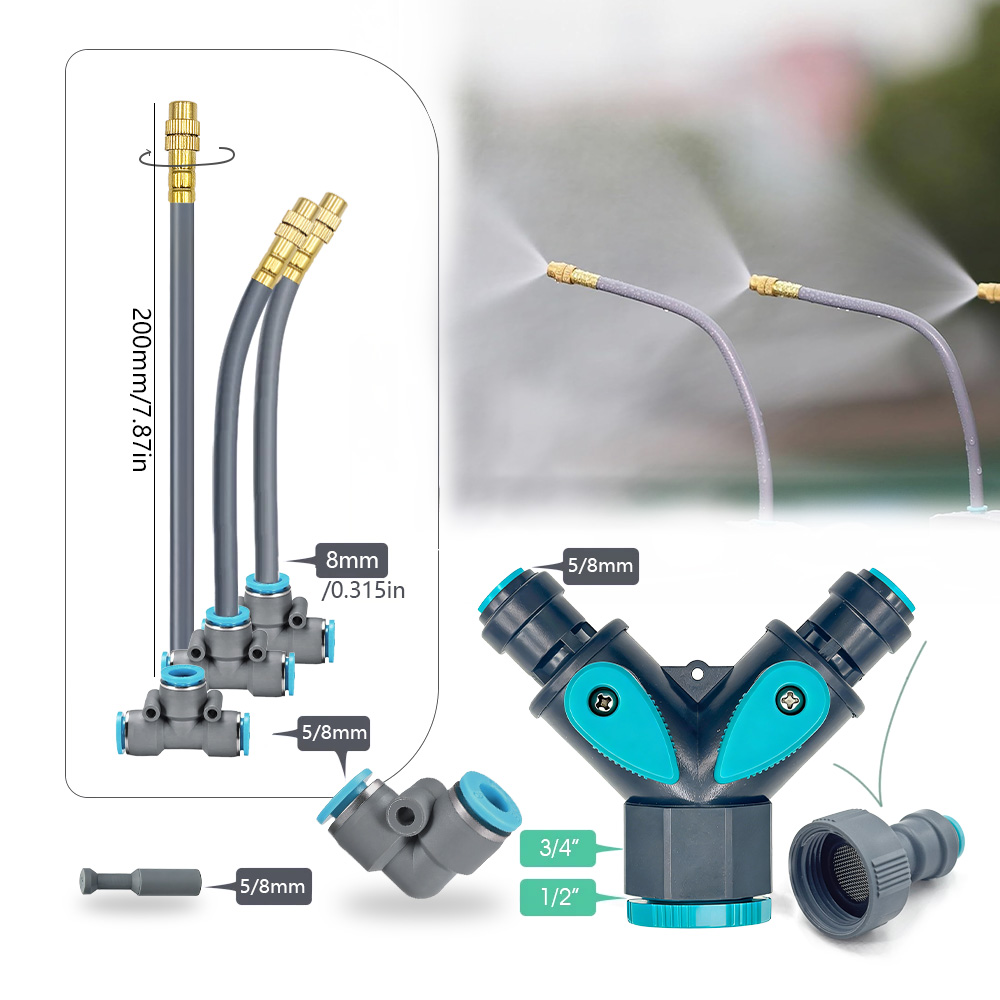 خرطوم 5/8 مم مرن مع اتصال سريع - مراجعة Smart Garden Water وسعره