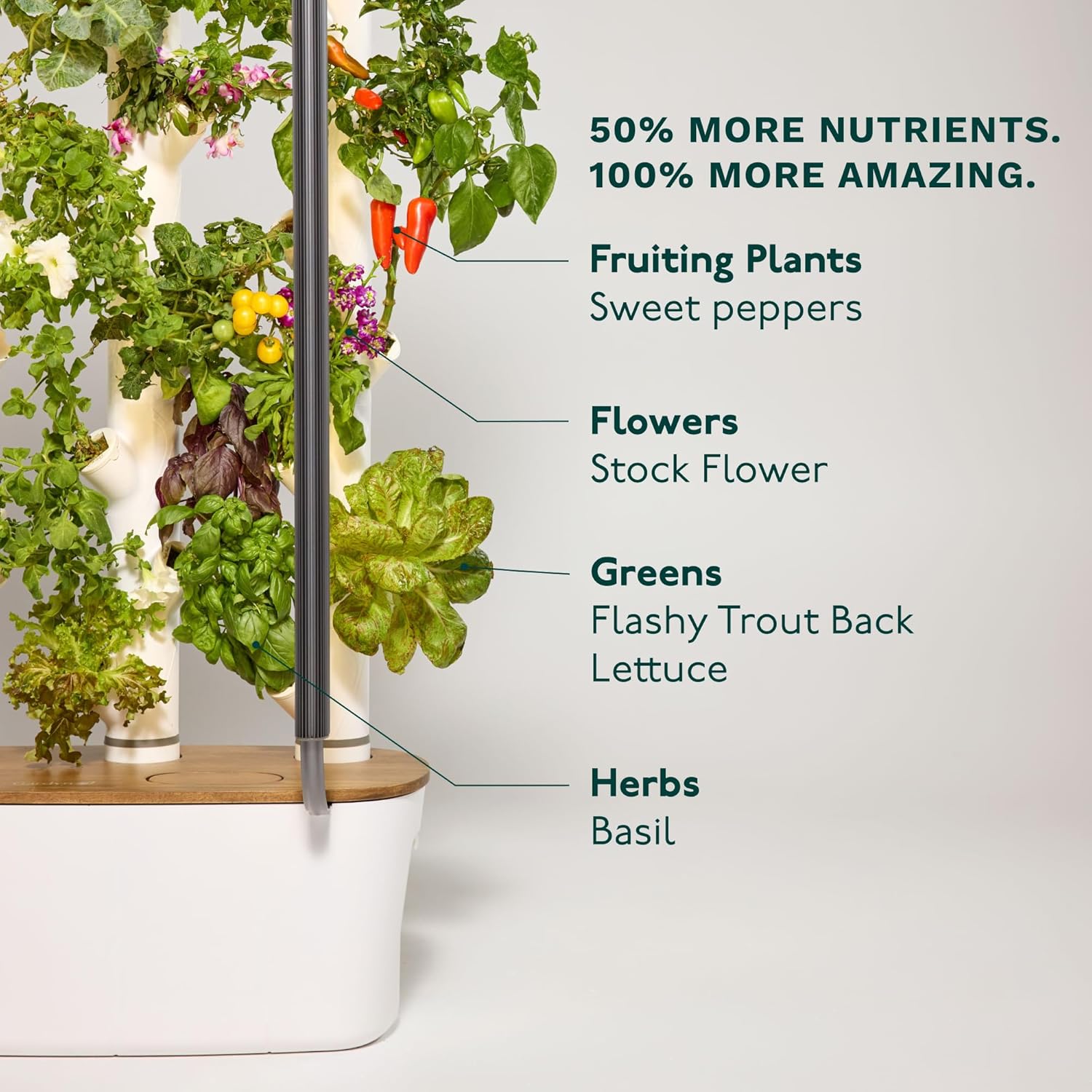 نظام زراعة ذكي داخلي تجاري للز - مراجعة Smart Garden Vertical Planter وسعره