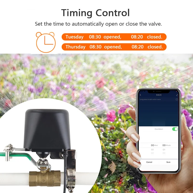 صمام ماء ذكي يعمل بالواي فاي،  - مراجعة Smart Garden Water وسعره