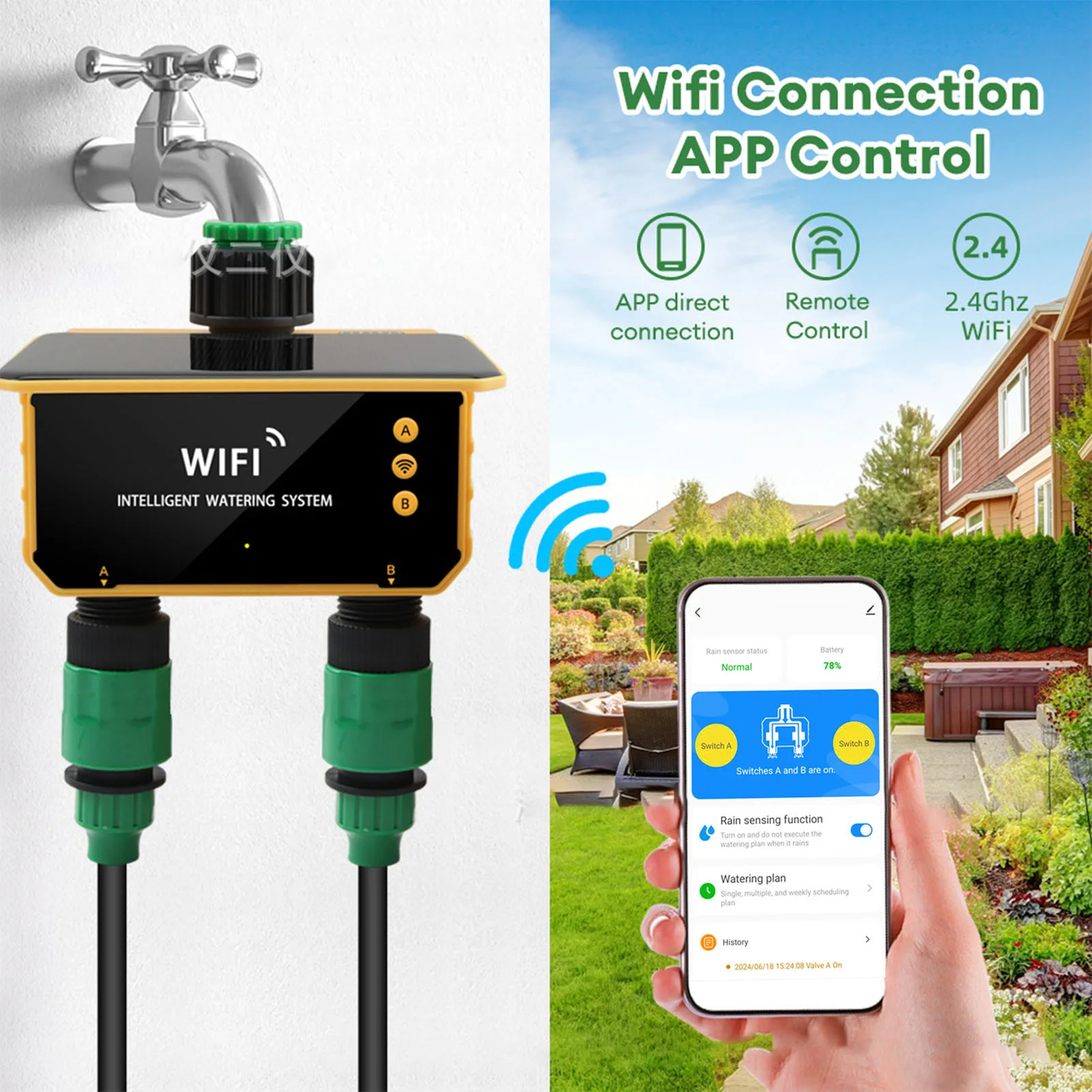 مؤقت ري ذكي يعمل بالطاقة الشمس - مراجعة App Smart Garden وسعره