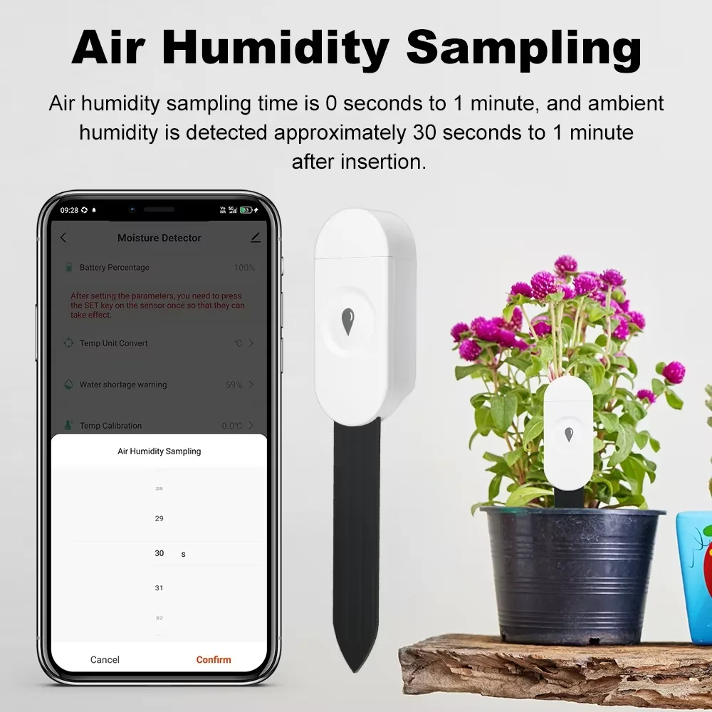 جهاز استشعار درجة الحرارة والر - مراجعة Smart Garden Sensors وسعره