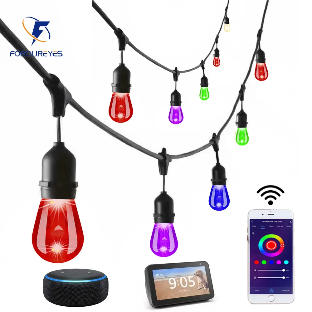 10 متر 20 متر 30 متر الذكية LE - مراجعة Smart Garden Festoon Lights وسعره
